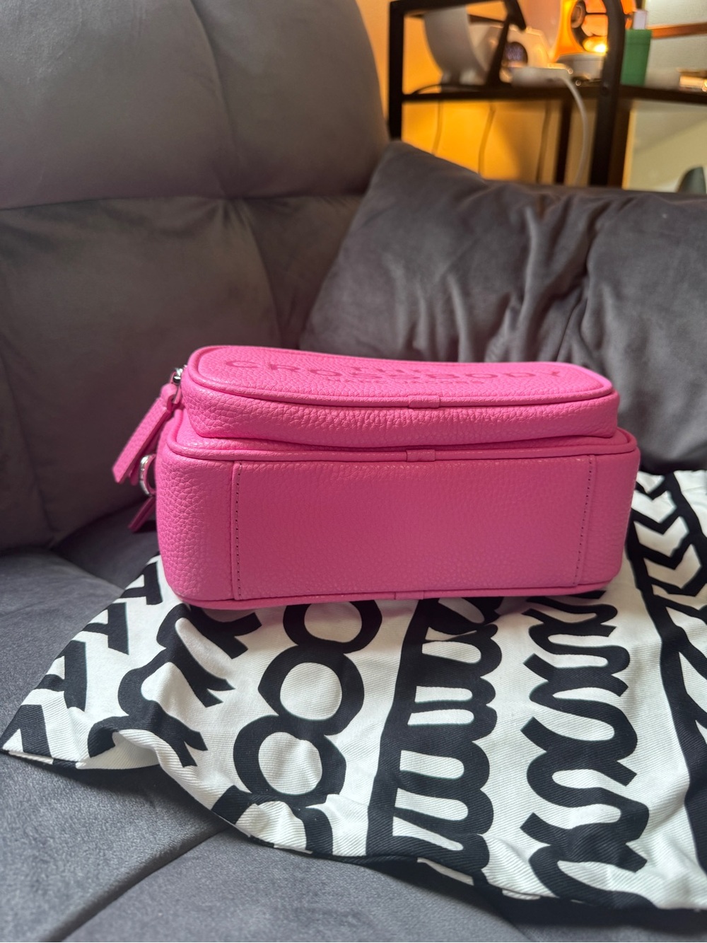 Marc Jacobs Pink Double-Zip Crossbody Camera Bag - Picture 6 of 8